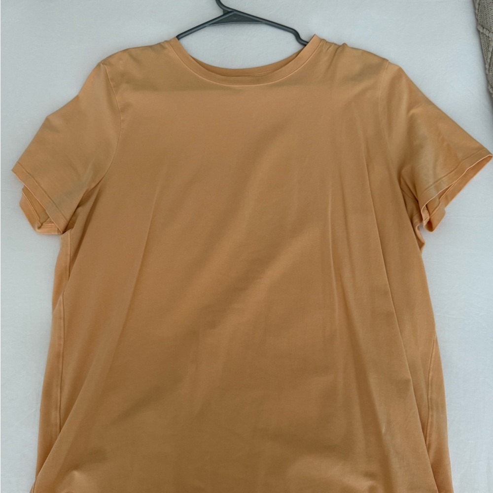 Women's Tan Short Sleeve Top